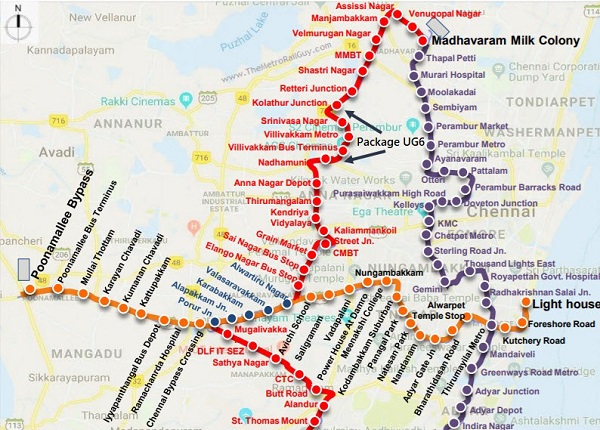 5 Bidders for Chennai Metro Line-5’s UG06 Tunneling Work