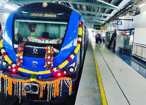 PM Modi Inaugurates 9 KM Chennai Metro Phase 1 Extension