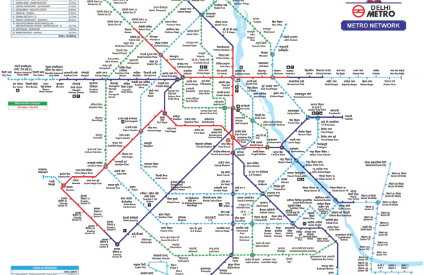 Dmrc Releases Official Phase 4 Map Of The Delhi Metro Project The