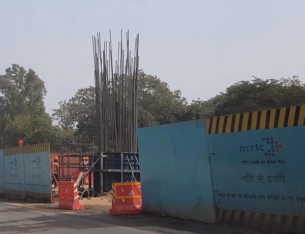 Pier Work Begins for Delhi – Alwar RRTS Line in Gurgaon