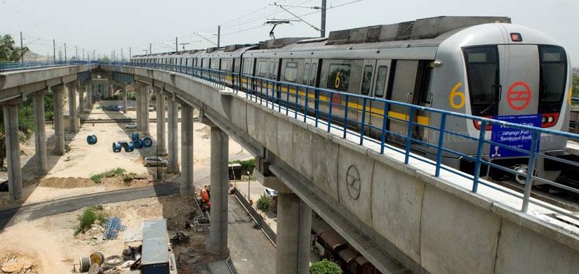 Delhi Metro Trial Run - photo: First Post, used under Creative Commons License (By 2.0)