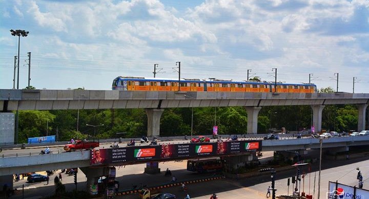 Hyderabad Metro - photo: Kranthi Kumar, used under Creative Commons License (By 2.0)