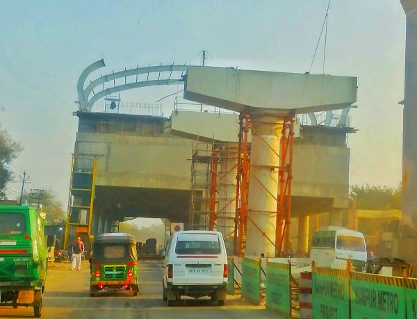 Sam India Begins Kanpur Metro’s Station Roof Work