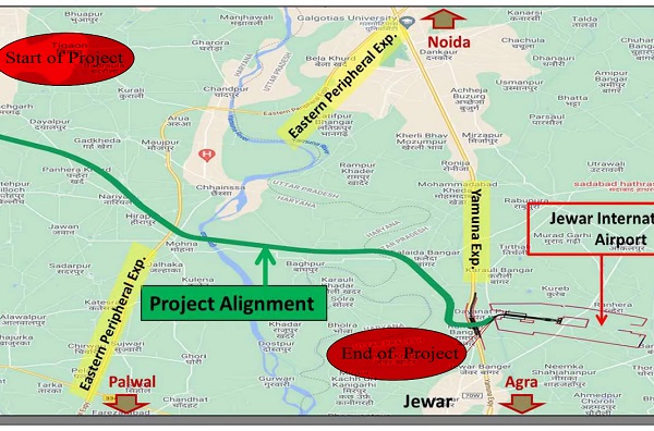 12 Bidders for Jewar Airport Link with Delhi – Mumbai Expressway