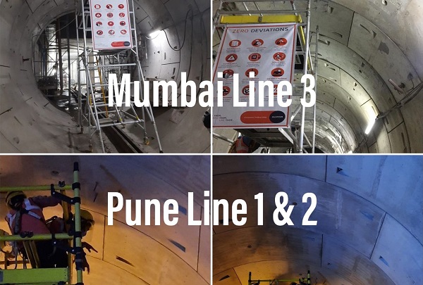 Alstom Begins OHE Work inside Mumbai & Pune Metros’ Tunnels