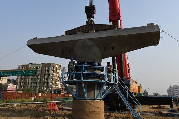 YFC-MCL JV Launches Patna Metro Line-1’s 1st Pier Cap