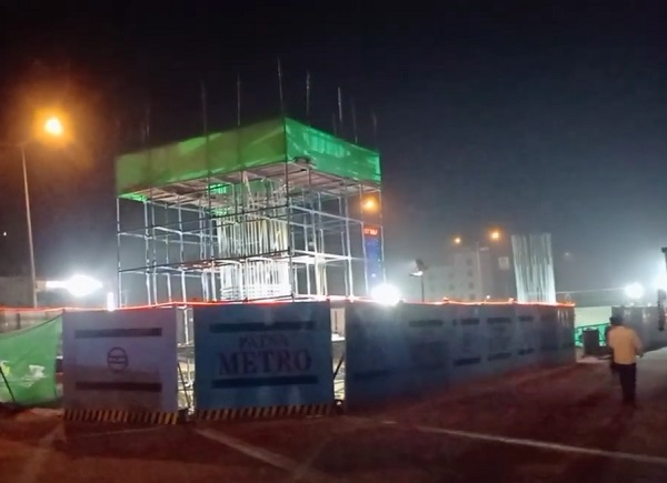 NCC Begins Pier Work for Patna Metro’s Viaduct