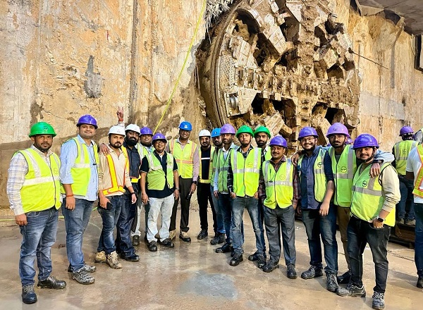 L&T’s TBM Mahavir Records Patna Metro’s 1st Tunnel Breakthrough
