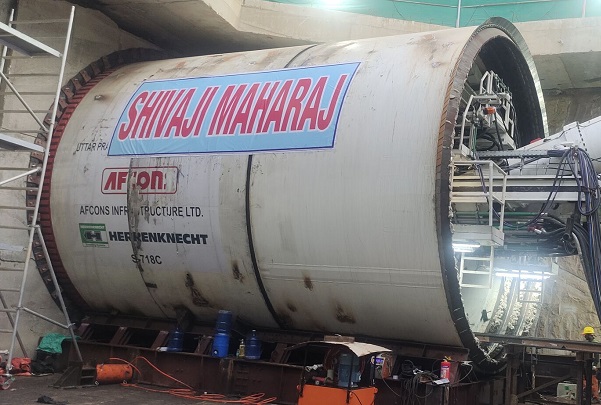 Agra Metro’s TBM Shivaji Launched from Taj Mahal Station by Afcons