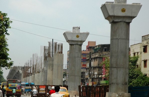 Joka - BBD Bagh Metro Construction - photo: Marginal Matters, used under Creative Commons License (By 2.0)