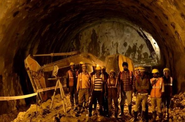 Workers eagerly pose for a picture - Photo Copyright: The Hindu