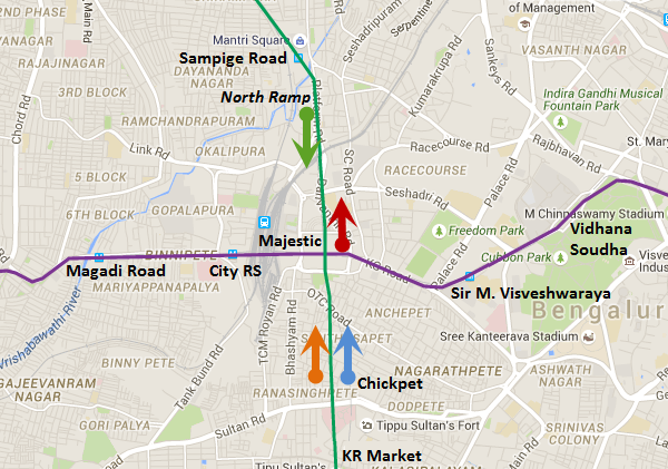 Bangalore East West North South Map - Winter Olympic 2024