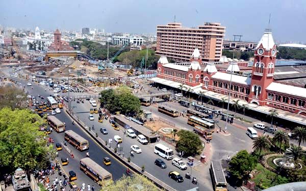 Area in front of Central station - Photo Copyright: Deccan Chronicle
