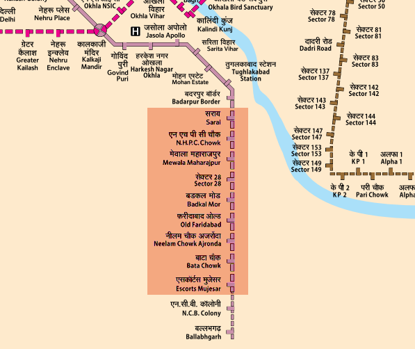 Source: DMRC - view full Phase 3 map