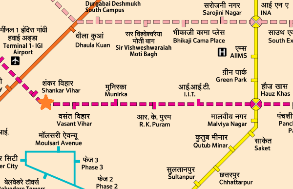 Courtesy DMRC - view full map