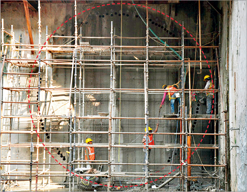 The eye of the tunnel - - Photo Copyright: Telegraph India