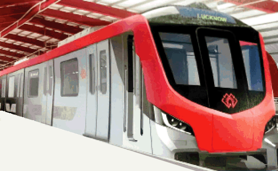Preliminary design of Lucknow's Metro - Source: Dainik Jagran