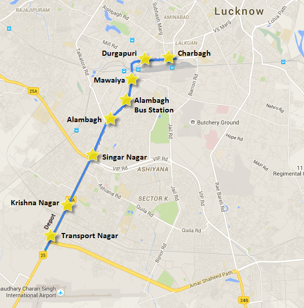 LucknowMetroMap