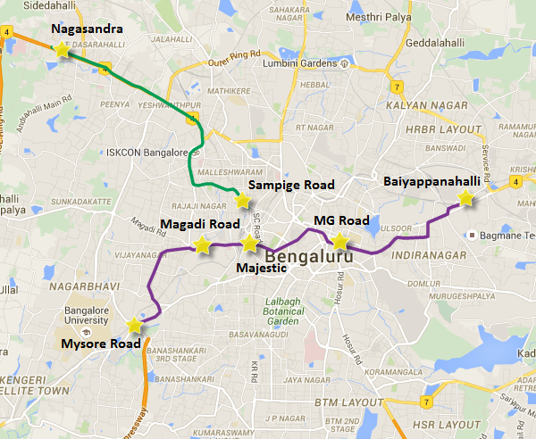 Brigade Road Bangalore Map History Of Bangalore Metro's Mg Road – Magadi Road Section - The Metro Rail  Guy