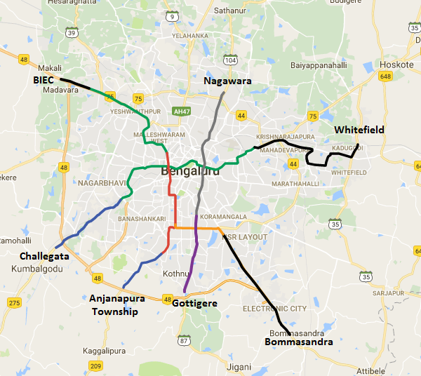 HCCURC JV Lowest Bidder for Bangalore Metro’s RV Rd HSR Layout The