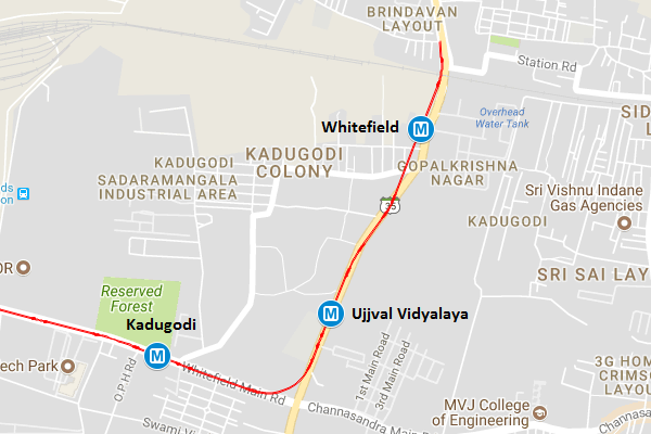 BMRCL Drops Bangalore Metro s Whitefield Station From Phase 2 Map The 