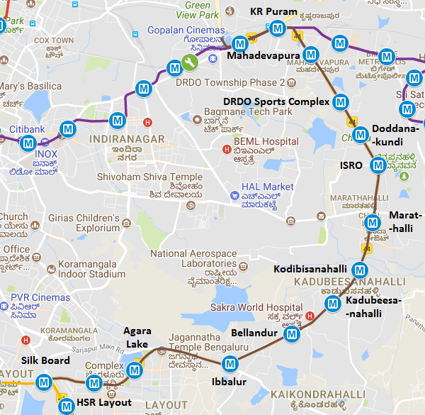 Bengaluru Traffic: With Zero Progress Made On Metro Project, No Relief In  Sight For Commuters Using Outer Ring Road