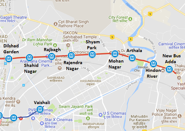 Red Line Metro Map Delhi Delhi Capital Area | Metro, Tram, Rrts | Page 38 | Skyscrapercity Forum