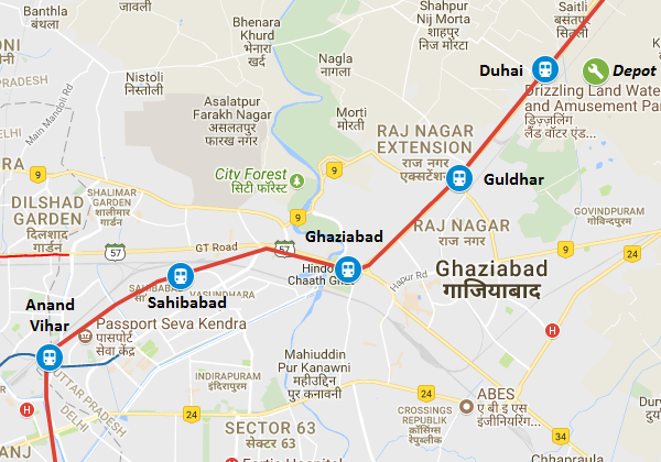 Meerut To Delhi Map Ncrtc Invites Bids For Delhi – Meerut Rrts Line's Construction - The Metro  Rail Guy