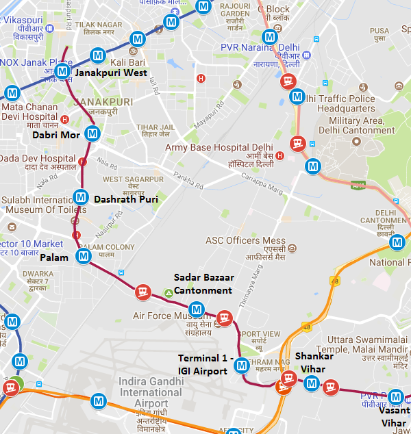 delhi palam airport map Pics Delhi Metro S Terminal 1 Airport Station Gets Ready For delhi palam airport map