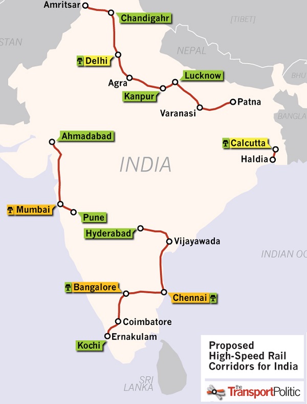 shortest rail route in india