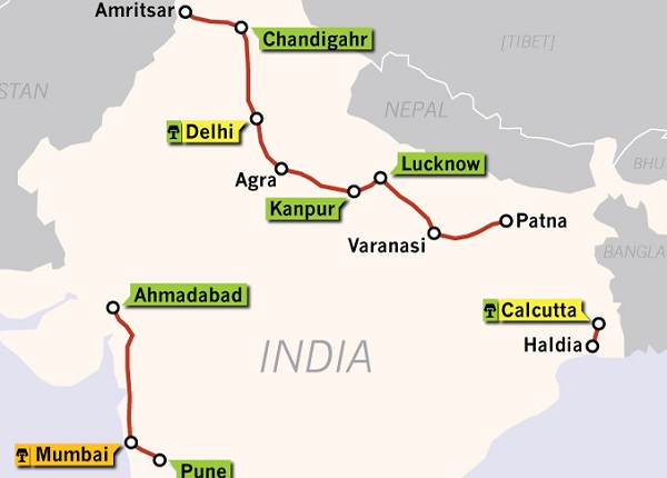 Road Map From Delhi To Varanasi Via Agra Nhsrcl Invites Eia, Sia & Utility Id Bids For Delhi – Varanasi Hsr - The  Metro Rail Guy