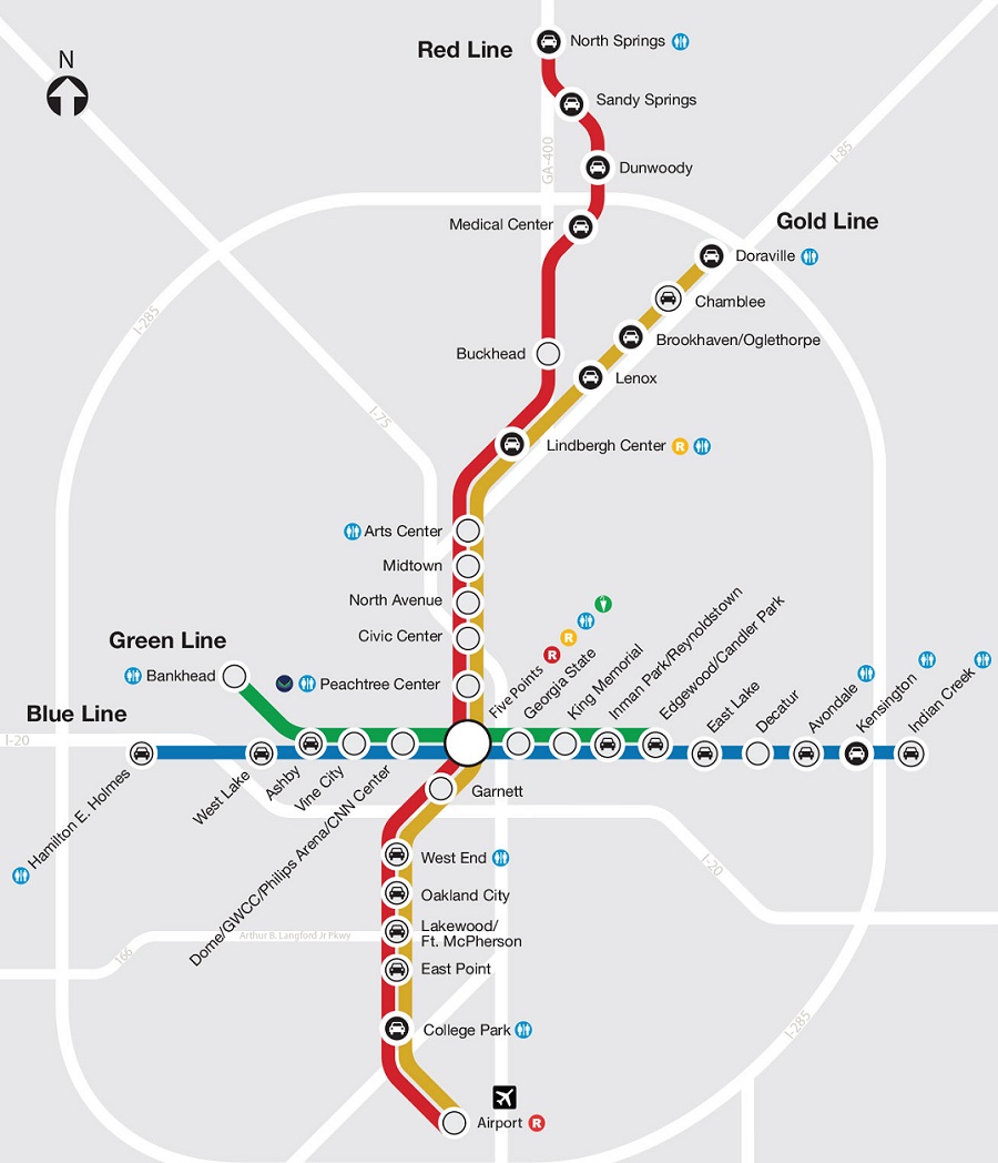 Marta Atlanta Ga Map 