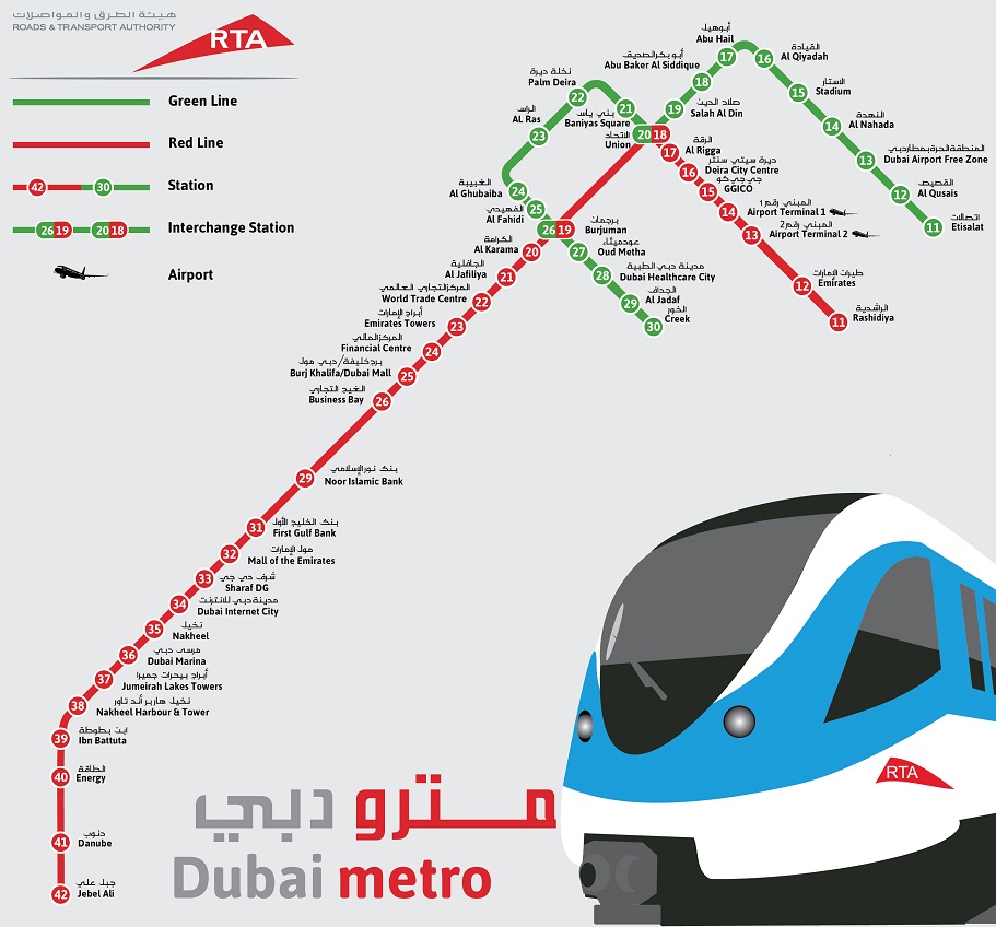 Dubai Metro Tickets and Fares