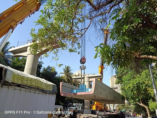 J Kumar Launches 1st U Girder For Mumbai Metro Line 6 The Metro Rail Guy