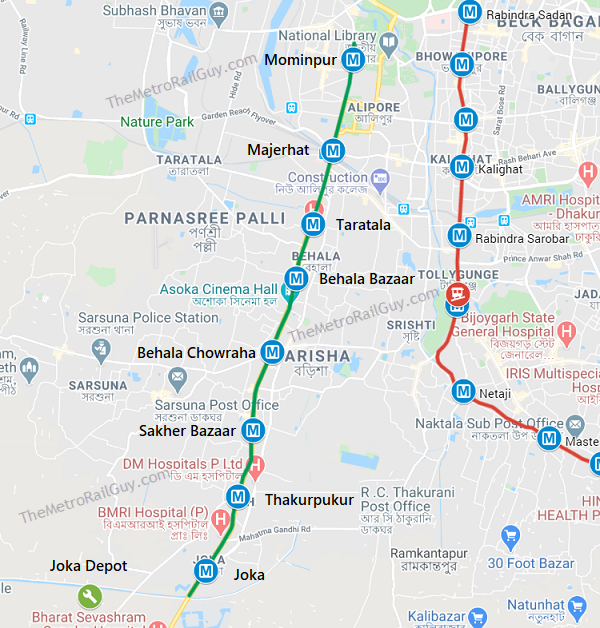 KolkataMetroLine3MapN 