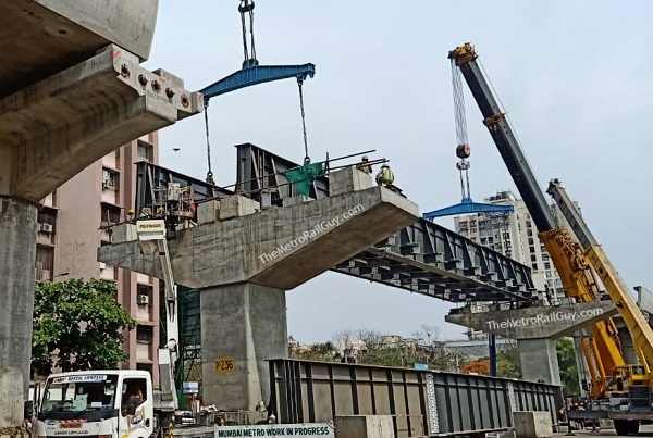 J Kumar Launches Mumbai Metro Line-2A’s Steel Bridge at Borivali - The ...