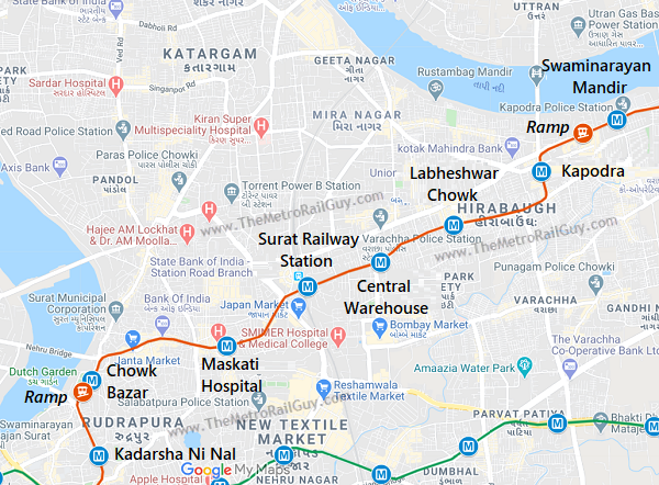 Gulermak-Sam & J Kumar Win Surat Metro’s Underground Work
