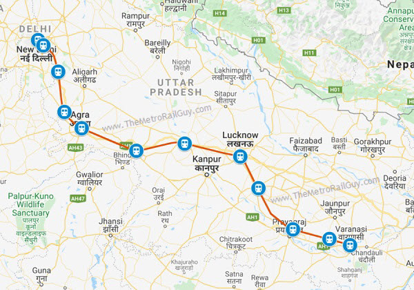 Delhi – Varanasi HSR’s Alignment Design & Survey Contracts Awarded