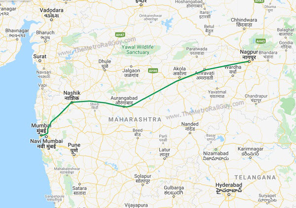schudden Aftrekken Landgoed NHSRCL Invites Survey Bids for Mumbai – Nagpur High Speed Rail - The Metro  Rail Guy