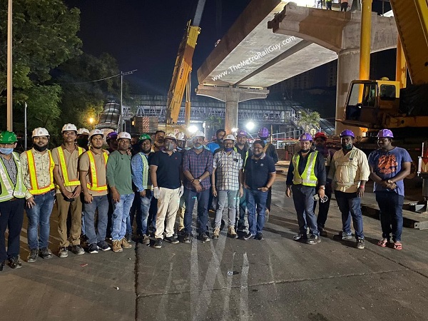 J Kumar Launches 1st U-Girder for Mumbai Metro Line-6’s Package 1