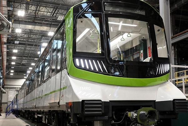 Indian Built Alstom Train Unveiled for Montreal REM Metro