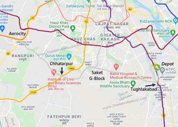 Silver Line Metro Route Map Dmrc Updates Delhi Metro Silver Line's Length & Stations - The Metro Rail  Guy