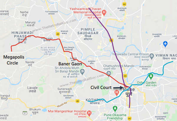 Pune Metro Line-3’s 1st Alstom Train Arrives at Hinjawadi’s Maan Depot ...