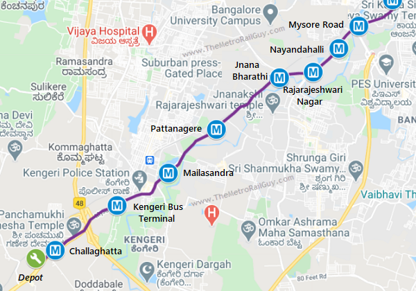 Bangalore Metro Begins Kengeri Extension’s Third Rail Testing