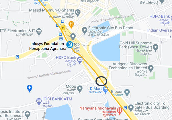 Electronic City Route Map Itd Completes Bangalore Metro Yellow Line's Span Over Betl Flyover - The  Metro Rail Guy