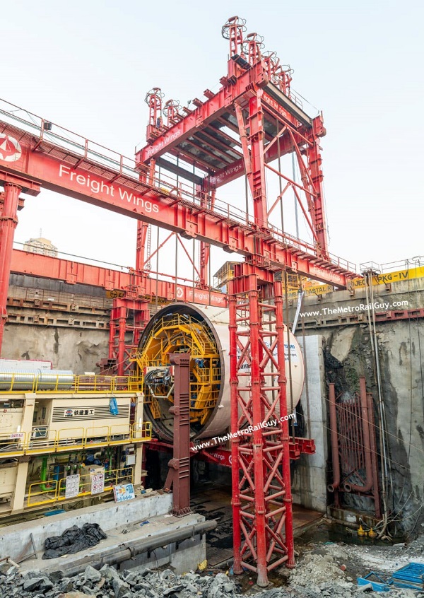 L T Lowers Tbm Mavala India S Largest For Mumbai S Coastal Road The Metro Rail Guy