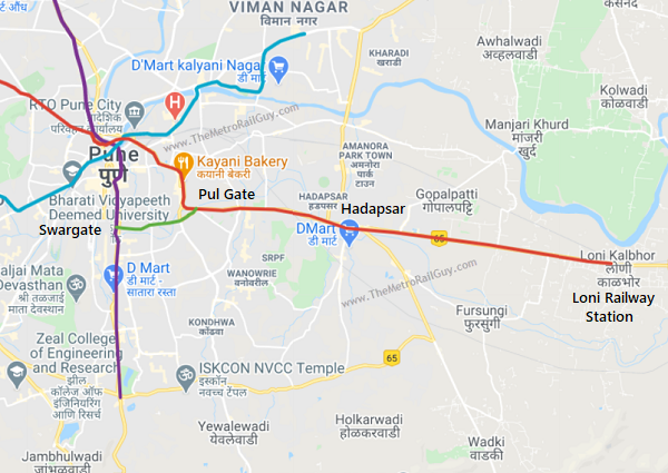 Pune Metro to Connect Swargate – Pulgate and Hadapsar – Loni