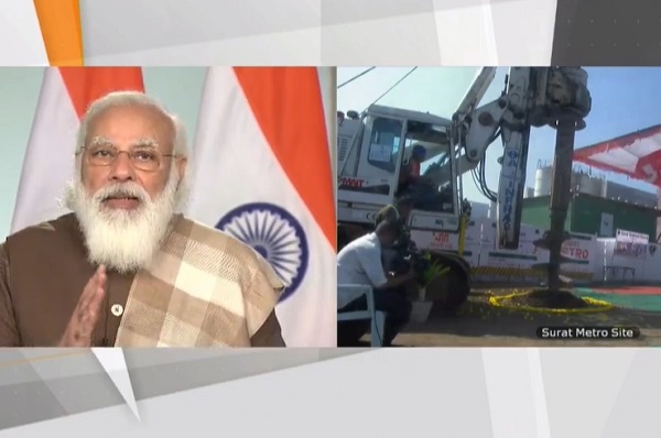 PM Modi Launches Surat Metro & Ahmedabad Metro Phase 2 Projects