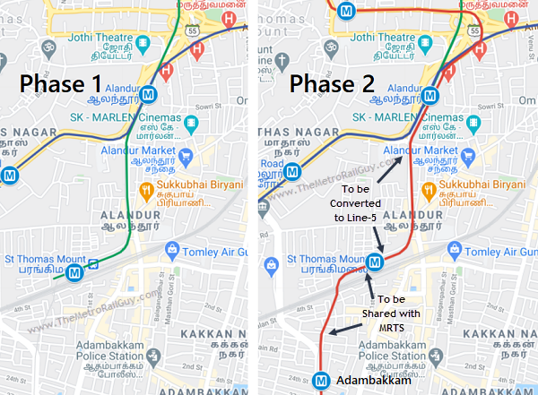 Chennai Metro’s Alandur – STM Section to be Converted in Phase 2
