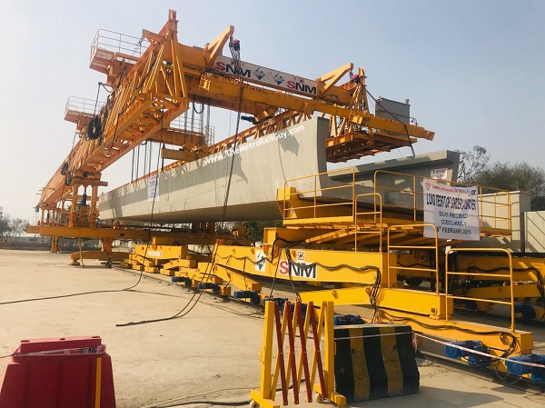 KEC Tests New U-Girder Launcher for Delhi Metro’s Phase 4